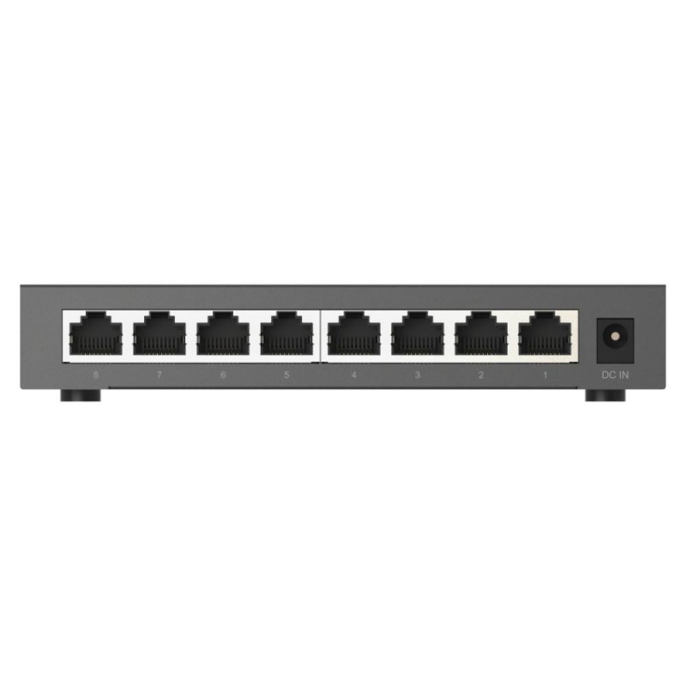 QNAP - QSW-1108-8T-R2 switch No administrado 2.5G Ethernet (100/1000/2500) Escritorio Negro