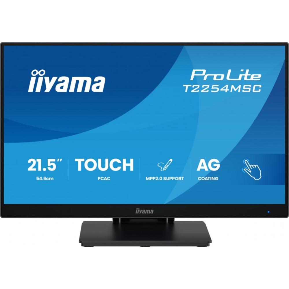 iiyama - T2254MSC-B2AG pantalla para PC 54,6 cm (21.5") 1920 x 1080 Pixeles Full HD LED Pantalla táctil Negro