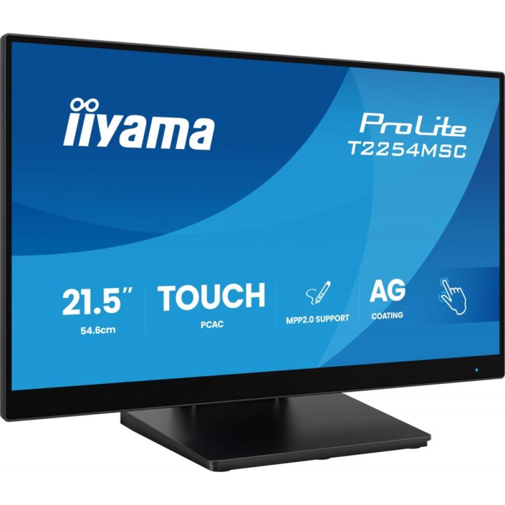 iiyama - T2254MSC-B2AG pantalla para PC 54,6 cm (21.5") 1920 x 1080 Pixeles Full HD LED Pantalla táctil Negro