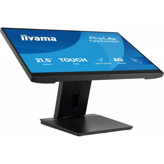 iiyama - T2254MSC-B2AG pantalla para PC 54,6 cm (21.5") 1920 x 1080 Pixeles Full HD LED Pantalla táctil Negro