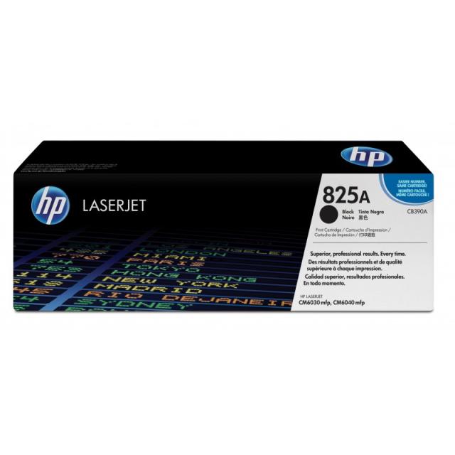 HP - Cartucho de tóner original LaserJet 825A negro