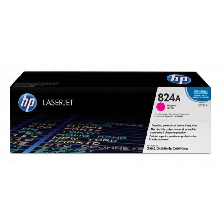 HP - Cartucho de tóner original LaserJet 824A magenta