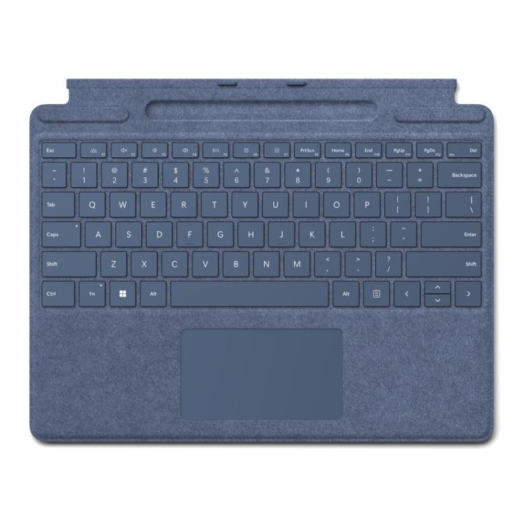Microsoft - Surface Pro QWERTY Inglés Microsoft Cover port Azul oscuro
