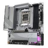 GIGABYTE - B650M AORUS ELITE AX ICE Placa base - AMD Ryzen serie 9000, VRM de 12+2+2 fases, hasta 8000 MHz DDR5 (OC), 1xPCIe 5.0