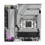 GIGABYTE - B650M AORUS ELITE AX ICE Placa base - AMD Ryzen serie 9000, VRM de 12+2+2 fases, hasta 8000 MHz DDR5 (OC), 1xPCIe 5.0