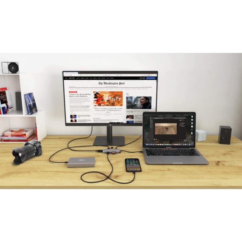 i-tec - Metal USB-C Nano Dock 4K HDMI + Power Delivery 100 W