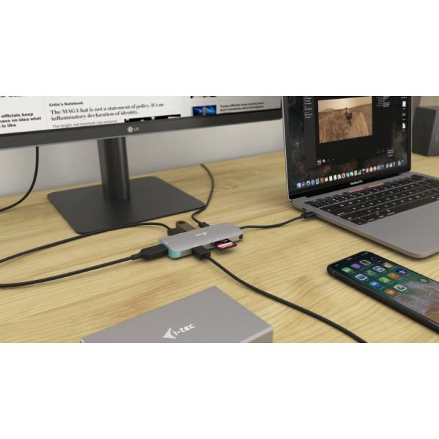 i-tec - Metal USB-C Nano Dock 4K HDMI + Power Delivery 100 W