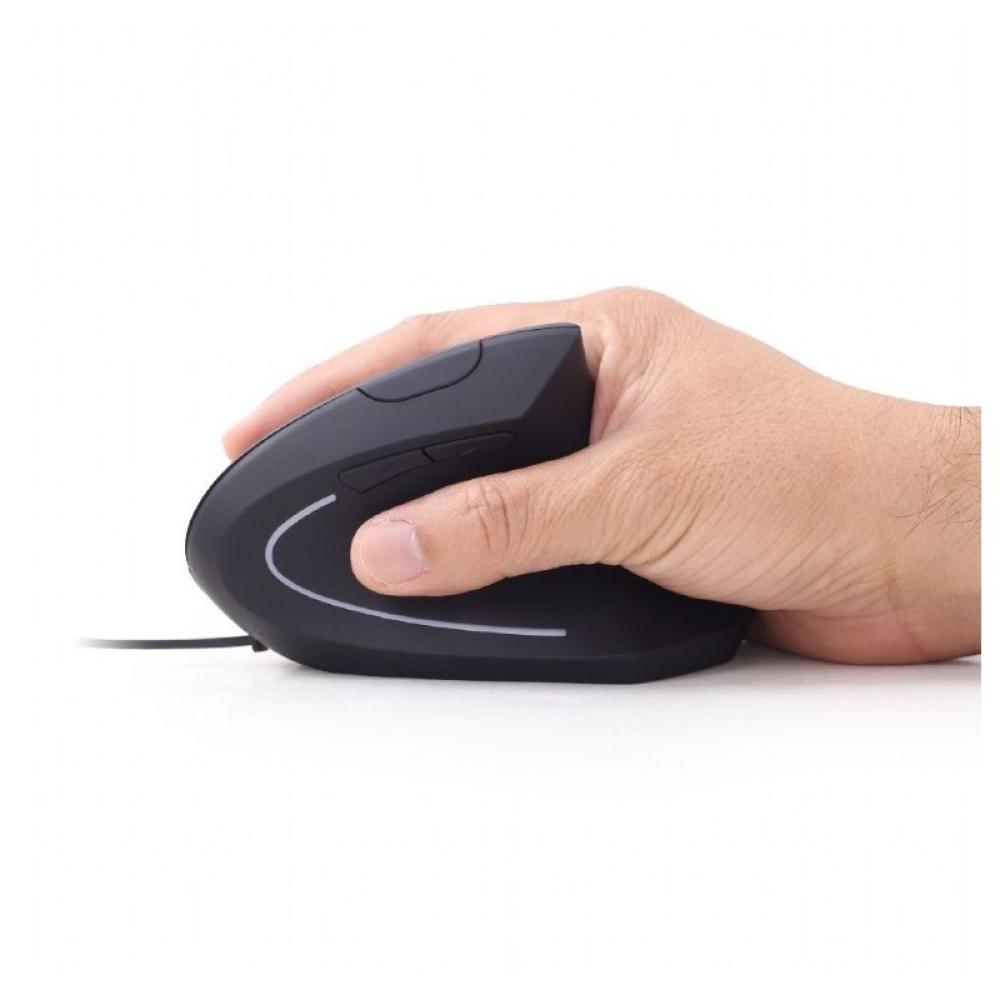 Gembird - MUS-ERGO-01 ratón Oficina mano derecha USB tipo A Óptico 3200 DPI