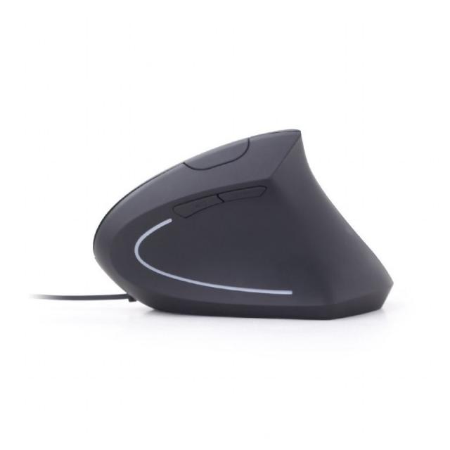 Gembird - MUS-ERGO-01 ratón Oficina mano derecha USB tipo A Óptico 3200 DPI