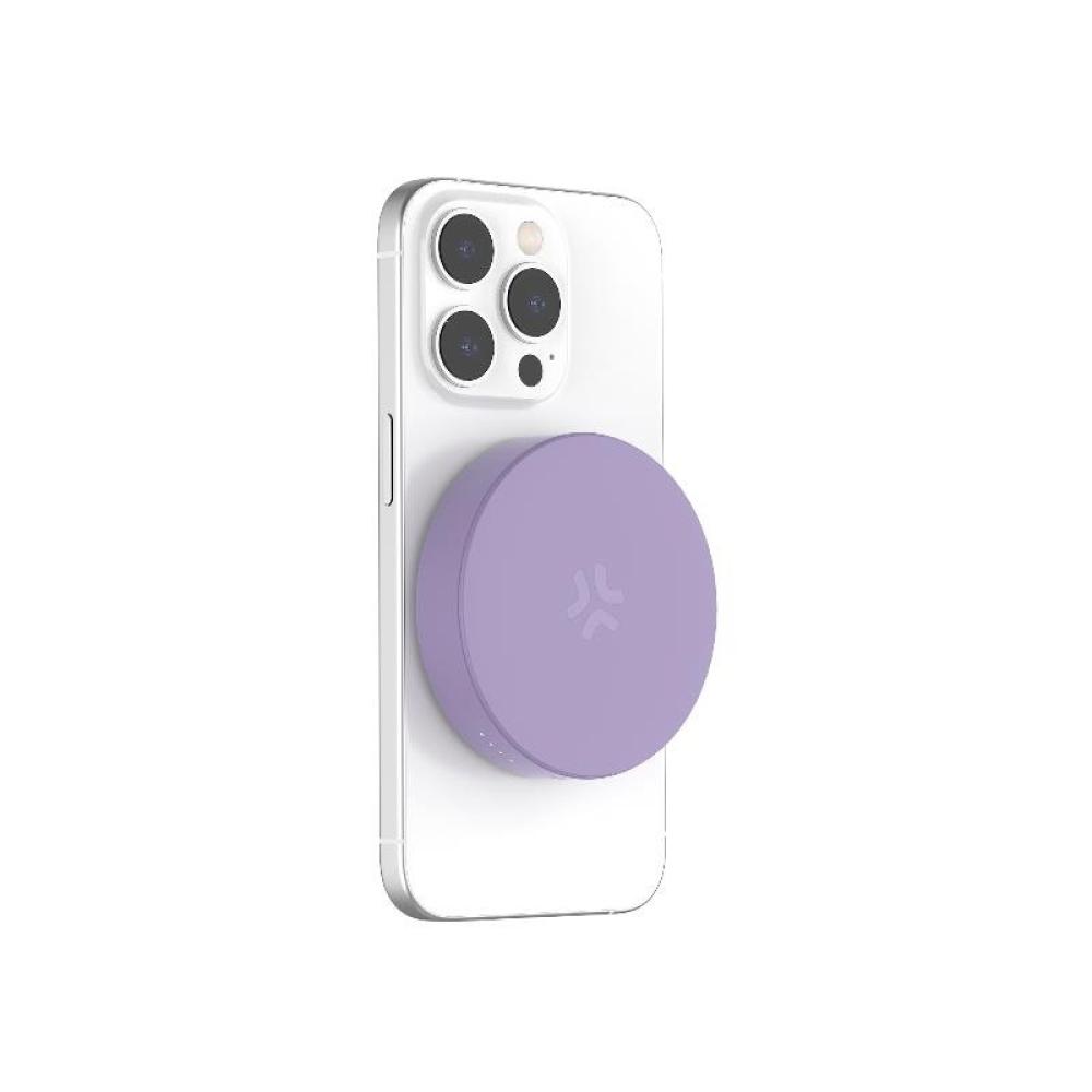 Celly - MAGPB3000 3000 mAh Cargador inalámbrico Violeta