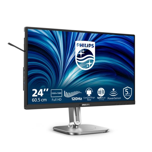 Philips - 4000 series 24B2N4200/00 pantalla para PC 60,5 cm (23.8") 1920 x 1080 Pixeles Full HD LCD Gris
