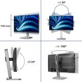 Philips - 4000 series 24B2N4200/00 pantalla para PC 60,5 cm (23.8") 1920 x 1080 Pixeles Full HD LCD Gris