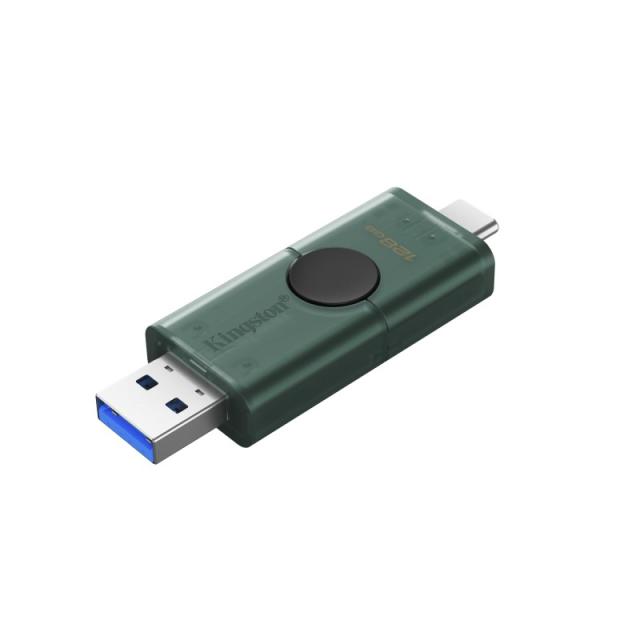 Kingston Technology - DataTraveler 128GB USB-A + USB-C 3.2 Gen 1 DuoG2