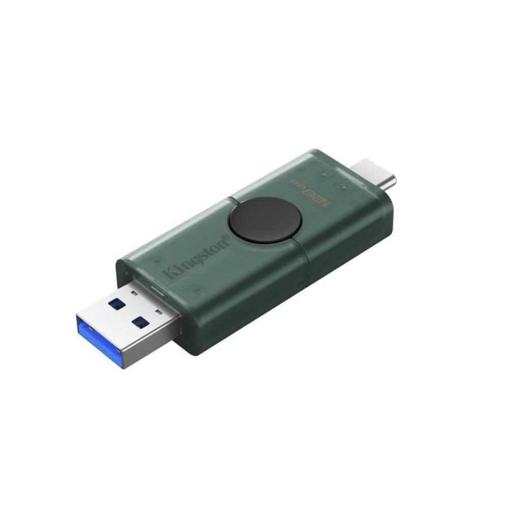 Kingston Technology - DataTraveler 128GB USB-A + USB-C 3.2 Gen 1 DuoG2