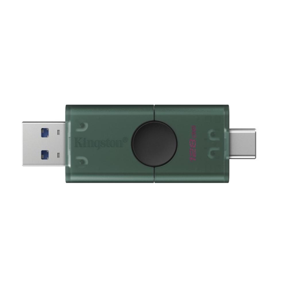 Kingston Technology - DataTraveler 128GB USB-A + USB-C 3.2 Gen 1 DuoG2