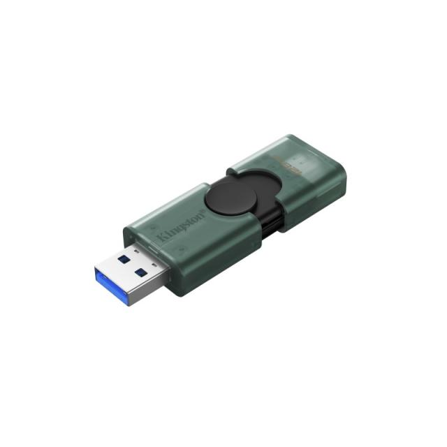 Kingston Technology - DataTraveler 128GB USB-A + USB-C 3.2 Gen 1 DuoG2