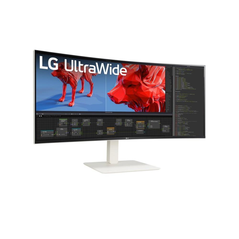 LG - 38BR85QC-W pantalla para PC 96,5 cm (38") 3840 x 1600 Pixeles UltraWide Quad HD+ LCD Blanco