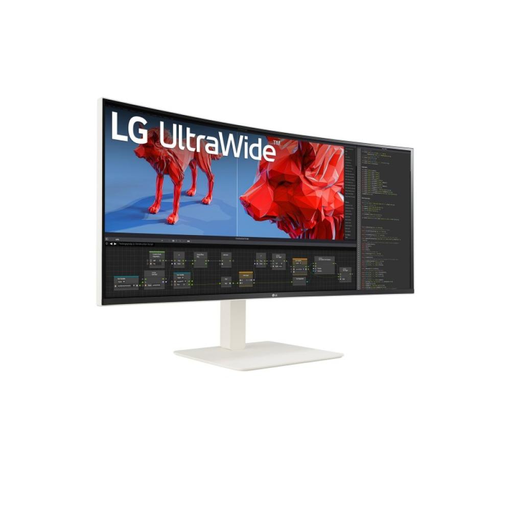LG - 38BR85QC-W pantalla para PC 96,5 cm (38") 3840 x 1600 Pixeles UltraWide Quad HD+ LCD Blanco