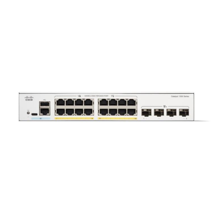 Cisco - C1300-16P-4X switch Gestionado L2/L3 Gigabit Ethernet (10/100/1000) Blanco