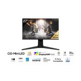 TCL - R83 27R83U pantalla para PC 68,6 cm (27") 3840 x 2160 Pixeles 4K Ultra HD QLED Negro, Blanco