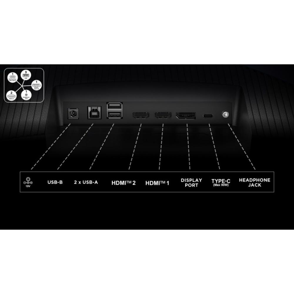 TCL - R83 27R83U pantalla para PC 68,6 cm (27") 3840 x 2160 Pixeles 4K Ultra HD QLED Negro, Blanco