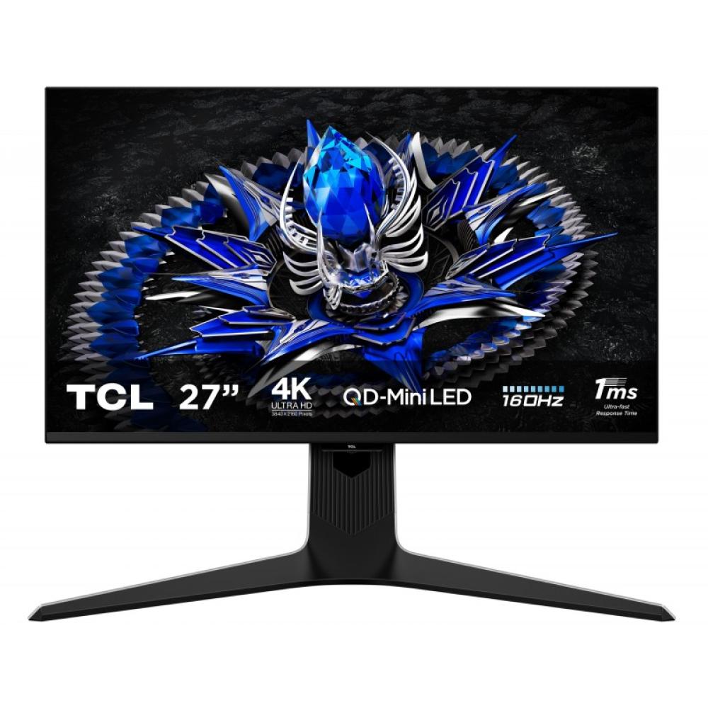 TCL - R83 27R83U pantalla para PC 68,6 cm (27") 3840 x 2160 Pixeles 4K Ultra HD QLED Negro, Blanco