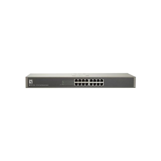 LevelOne - Switch Fast Ethernet de 16 puertos