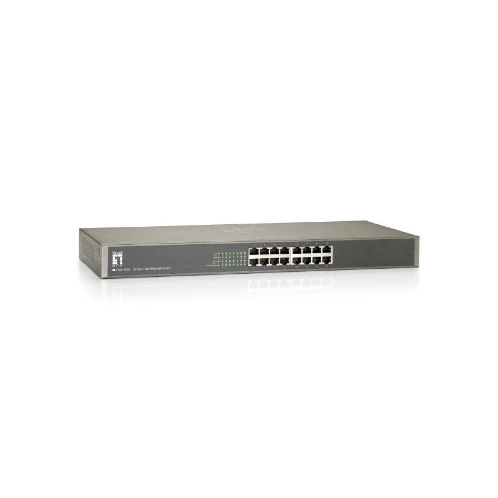 LevelOne - Switch Fast Ethernet de 16 puertos