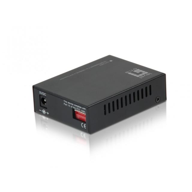 LevelOne - GVT-2000 convertidor de medio 1000 Mbit/s Multimodo Negro