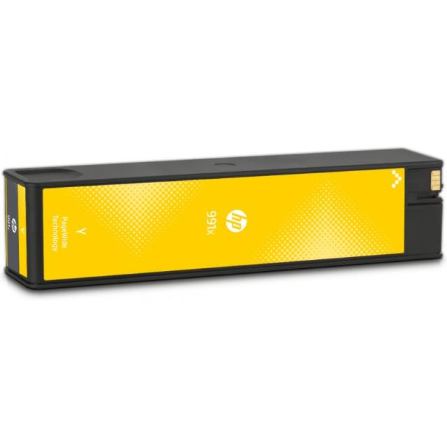 HP - Cartucho Original PageWide 991X de alta capacidad amarillo
