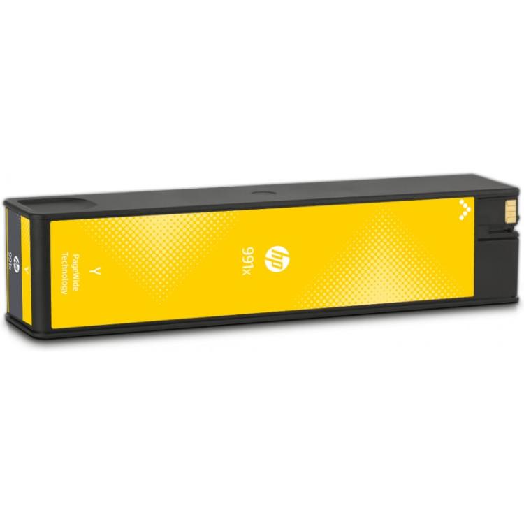 HP - Cartucho Original PageWide 991X de alta capacidad amarillo