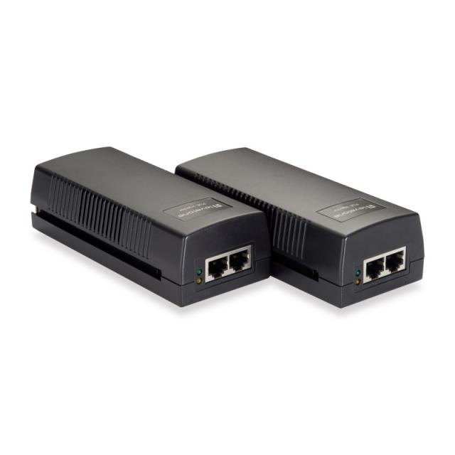 LevelOne - POI-3010 adaptador e inyector de PoE Ethernet rápido, Gigabit Ethernet 52 V