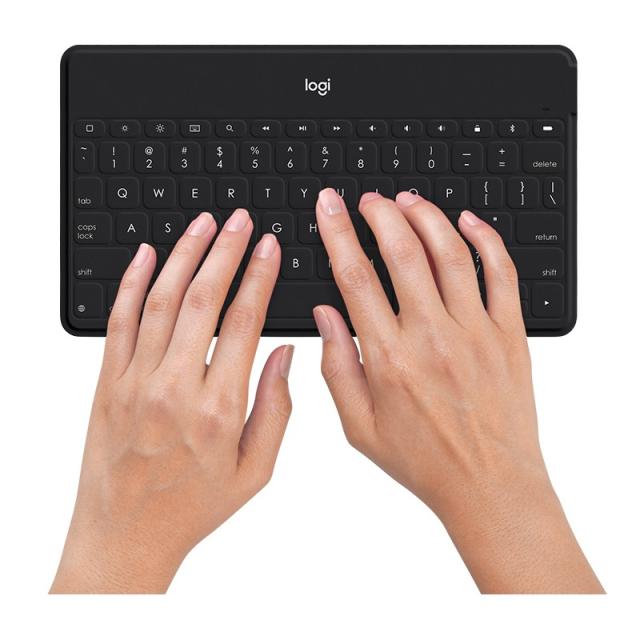 Logitech - Keys-To-Go Negro Bluetooth AZERTY Francés