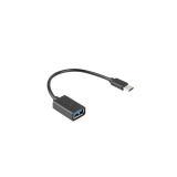 Lanberg - AD-OTG-UC-01 cable USB USB 2.0 0,15 m USB A USB C Negro
