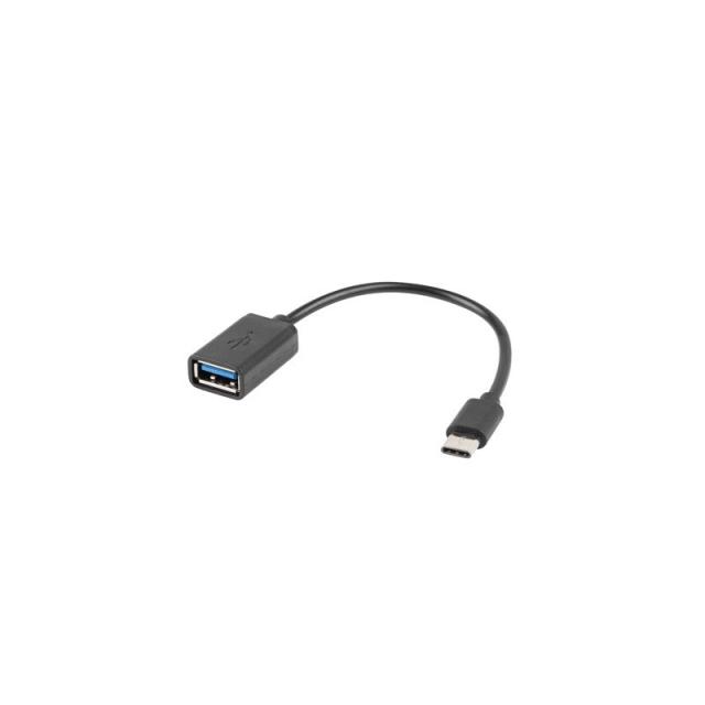 Lanberg - AD-OTG-UC-01 cable USB USB 2.0 0,15 m USB A USB C Negro