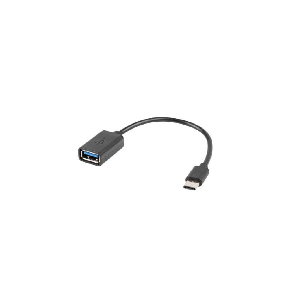 Lanberg - AD-OTG-UC-01 cable USB USB 2.0 0,15 m USB A USB C Negro