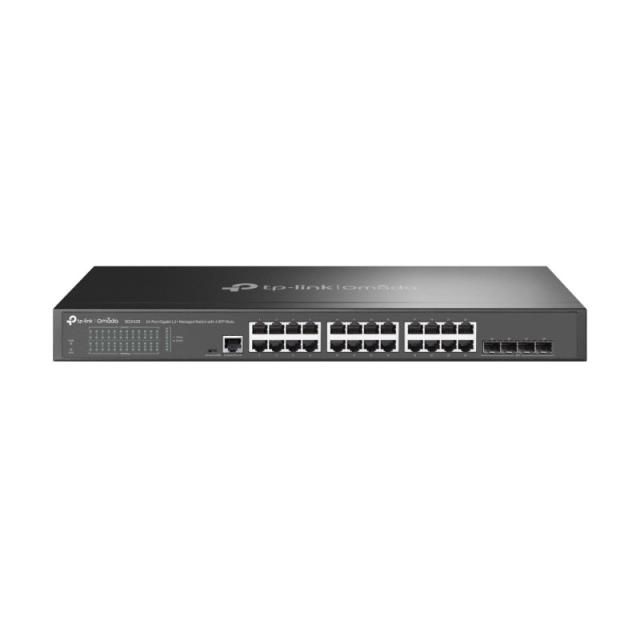 TP-Link - Omada SG3428 switch Gestionado L2/L3 Gigabit Ethernet (10/100/1000) 1U Negro