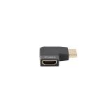 Lanberg - AD-HDMI-10 adaptador de cable de vídeo HDMI tipo A (Estándar) Negro, Plata