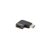 Lanberg - AD-HDMI-10 adaptador de cable de vídeo HDMI tipo A (Estándar) Negro, Plata