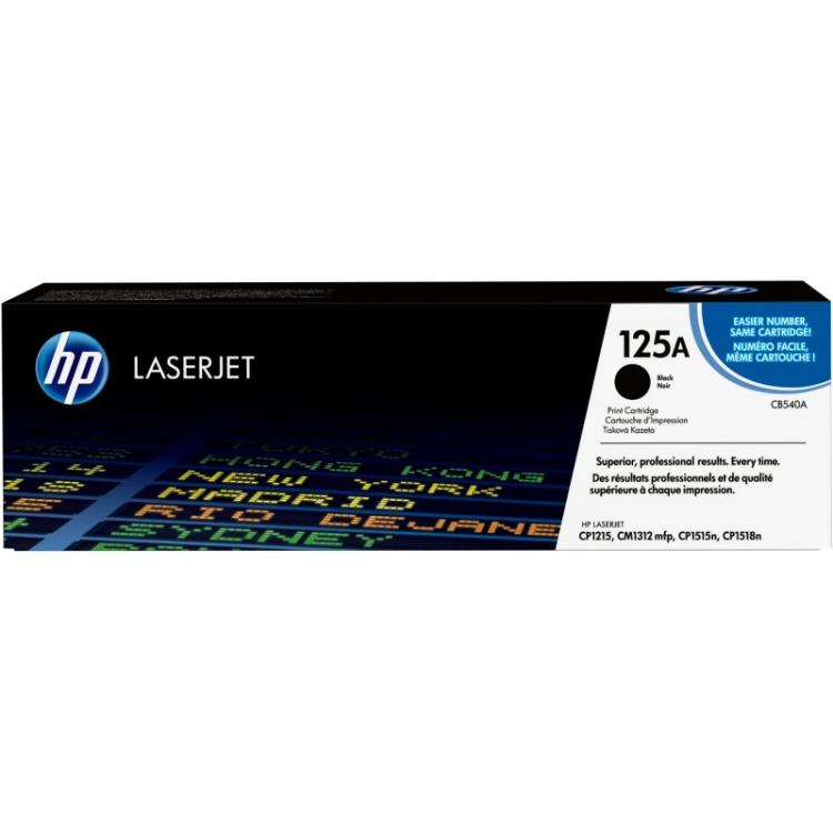 HP - Cartucho de tóner original LaserJet 125A negro