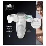 Braun - Silk-épil 5 81770430 depiladora 28 pinzas Blanco