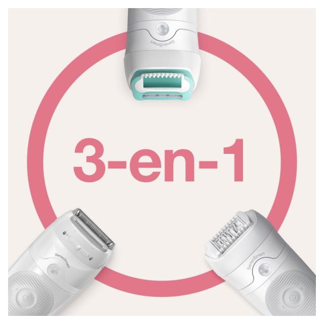 Braun - Silk-épil 5 81770430 depiladora 28 pinzas Blanco