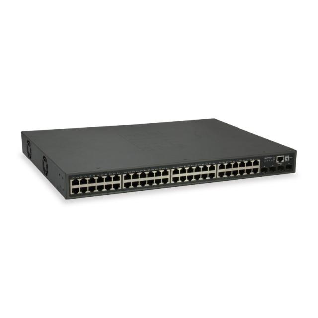 LevelOne - GTP-5271 switch Gestionado L3 Gigabit Ethernet (10/100/1000) Energía sobre Ethernet (PoE) Gris