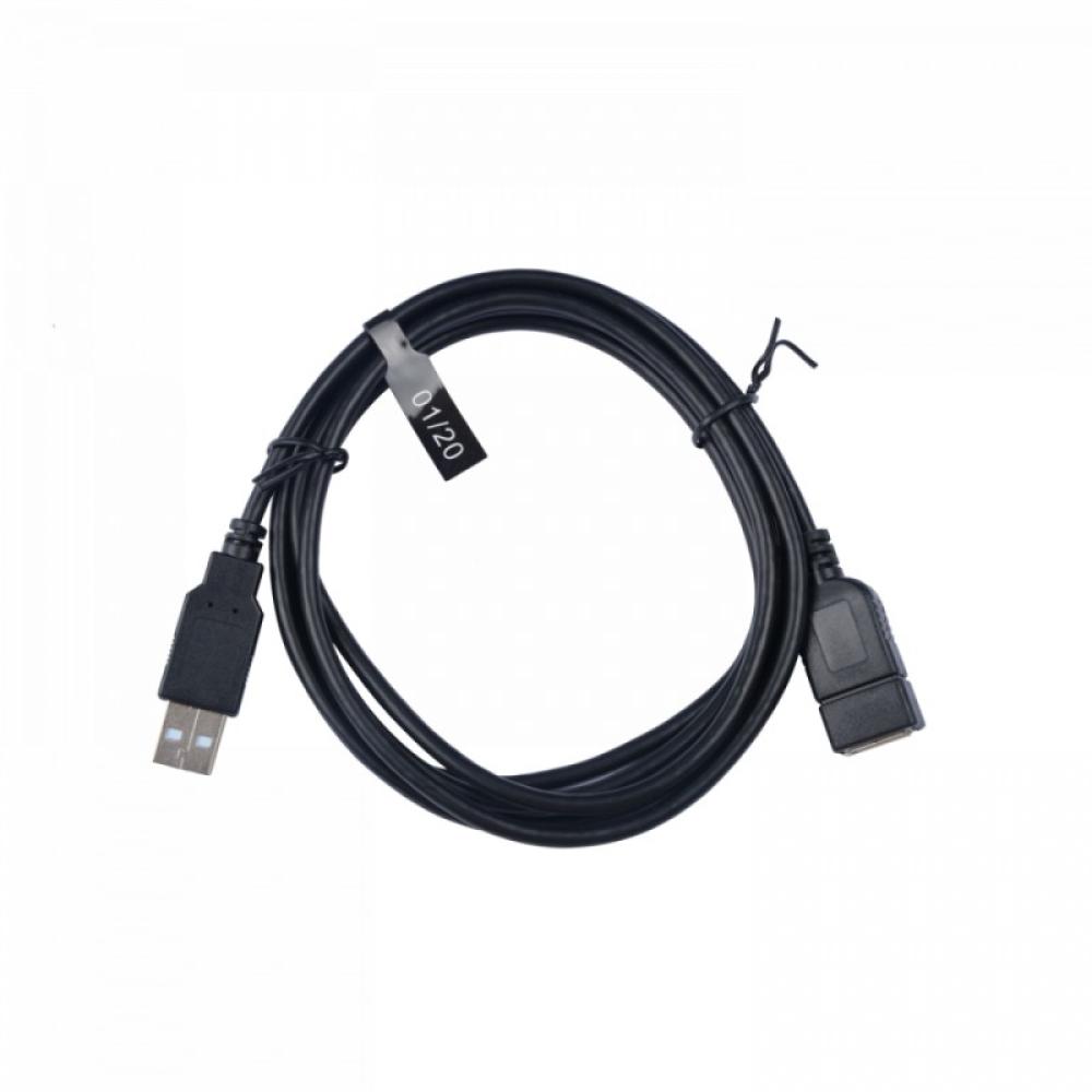 V7 - Cable de extensión USB negro con conector USB 2.0 A hembra a USB 2.0 A macho 1.8m 6ft