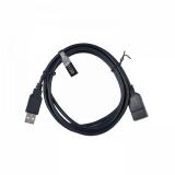 V7 - Cable de extensión USB negro con conector USB 2.0 A hembra a USB 2.0 A macho 1.8m 6ft