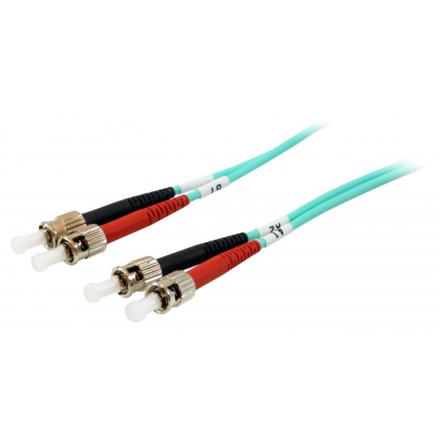 Equip - 25224207 Cable de fibra óptica e InfiniBand 2 m ST Turquesa