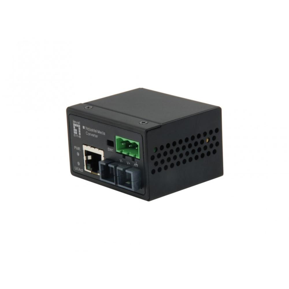 LevelOne - IEC-4301 convertidor de medio 100 Mbit/s Monomodo Negro