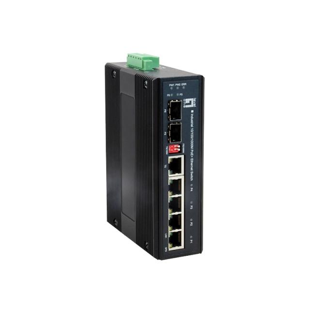 LevelOne - IES-0610 switch Gigabit Ethernet (10/100/1000) Energía sobre Ethernet (PoE) Negro