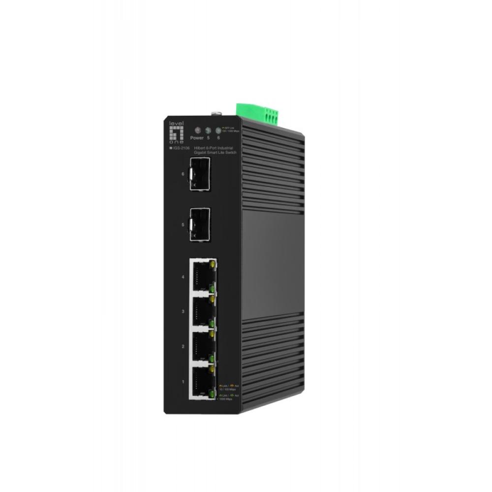 LevelOne - IGS-2106 switch Gestionado L2 Gigabit Ethernet (10/100/1000) Negro