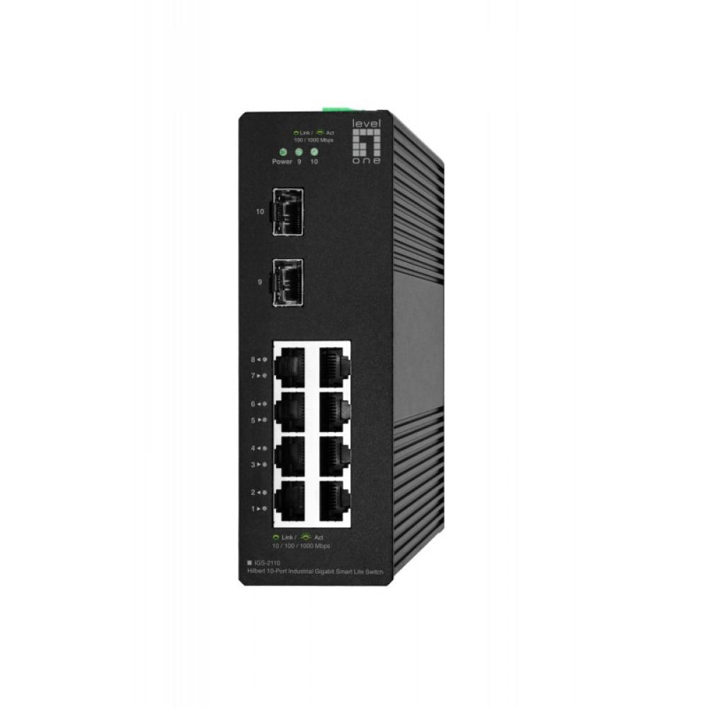 LevelOne - IGS-2110 switch Gestionado L2 Gigabit Ethernet (10/100/1000) Negro